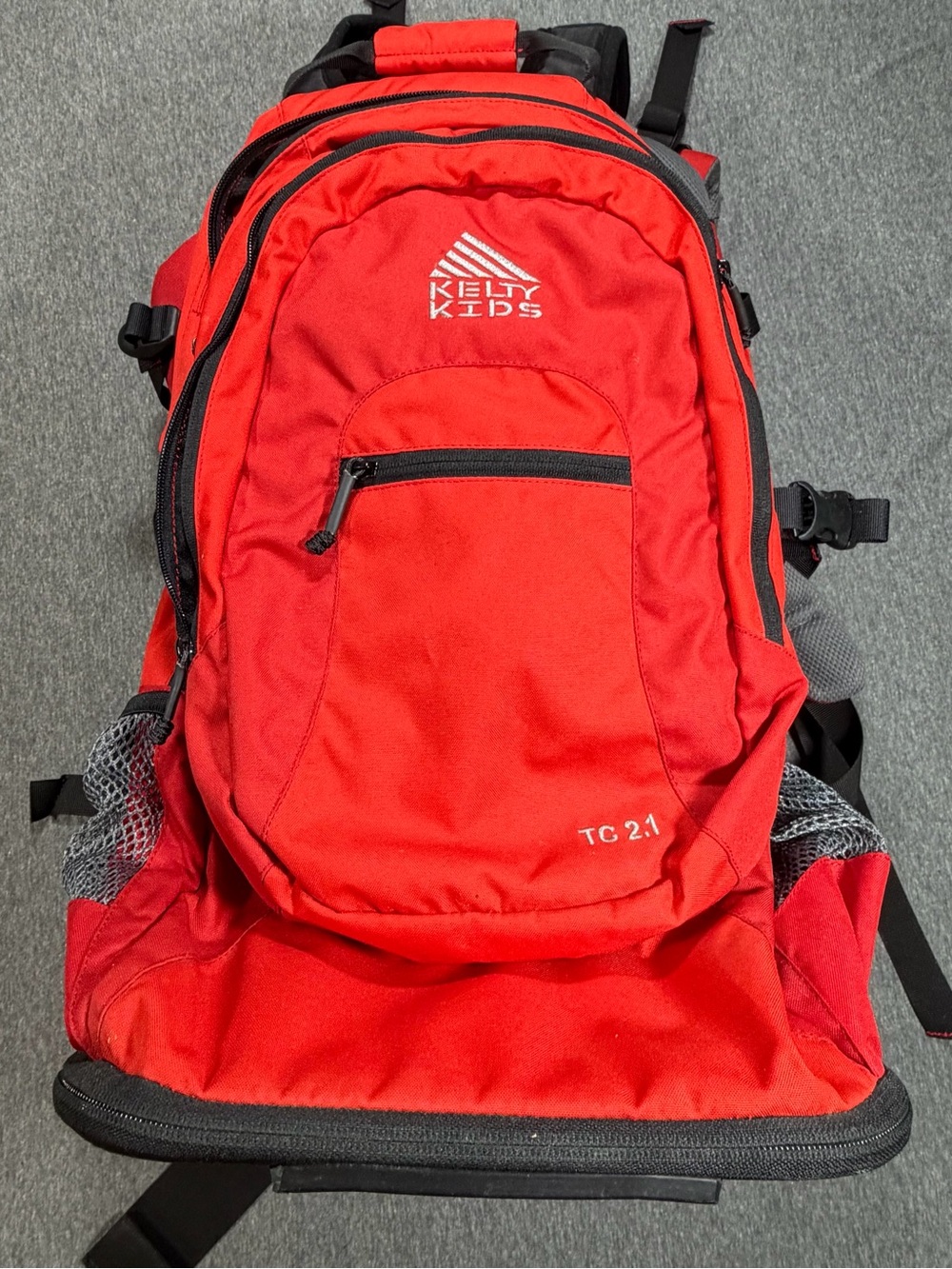 Kelty Kids TC 2.1 Red Backpack Child Carrier Buckle Closure Adjustable Straps